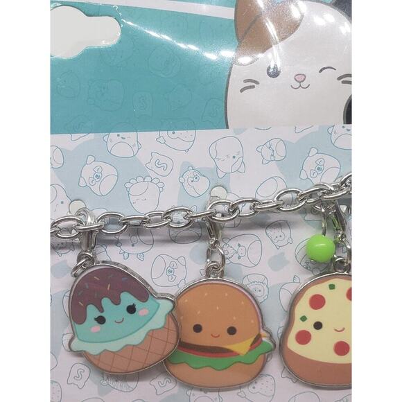 NEW Squishmallows Charm Bracelet Interchangeable 5 Charms Cute Collectible - Picture 4 of 9